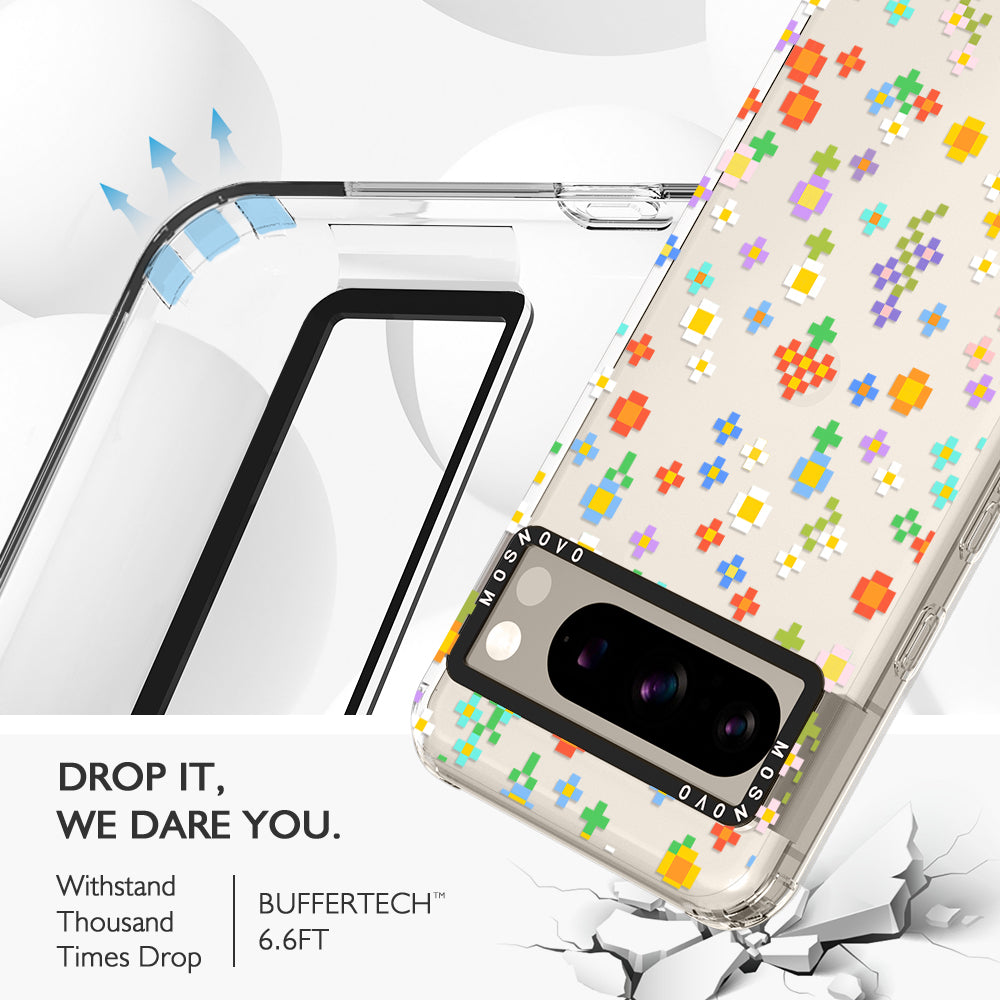 Pixel-Floral Phone Case - Google Pixel 8 Pro Case