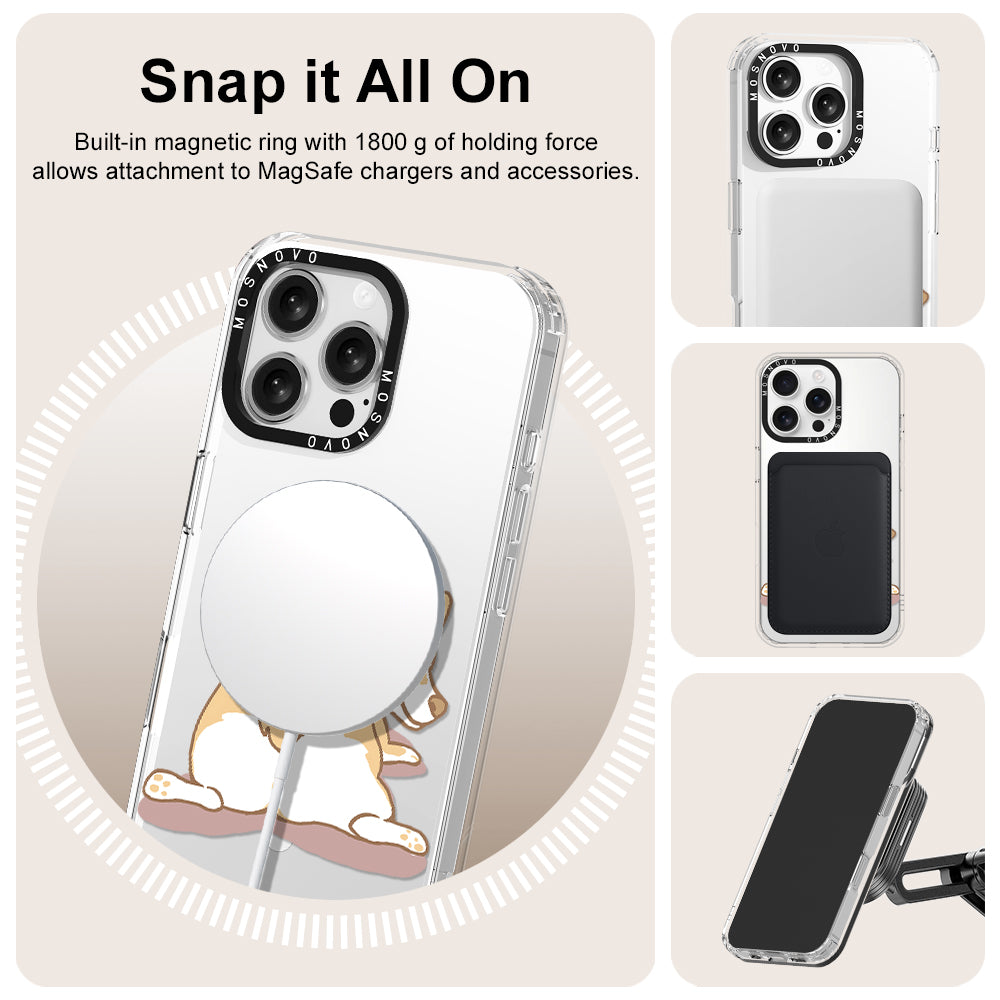 Corgi Dog Phone Case - iPhone 16 Pro Max Case - MOSNOVO