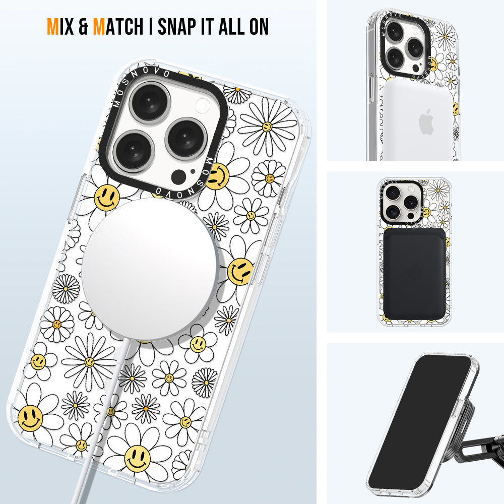 Happy Daisy Blooms Phone Case - iPhone 15 Pro Case