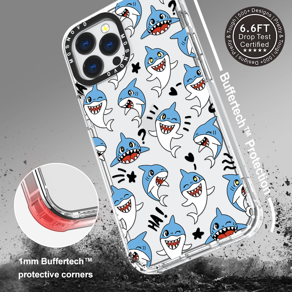 Cute Sharks Phone Case - iPhone 13 Pro Max Case