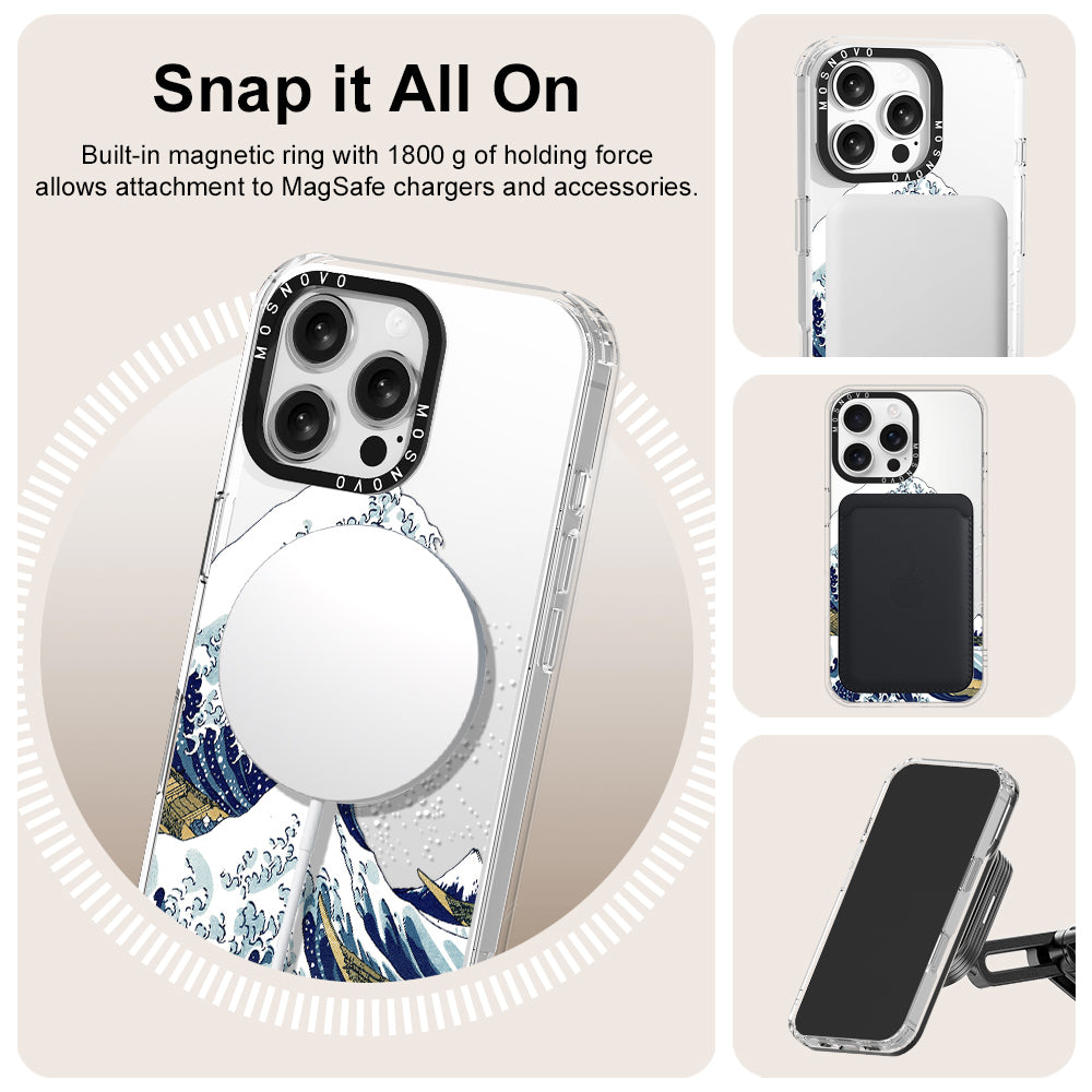 Great Wave Phone Case - iPhone 16 Pro Max Case - MOSNOVO