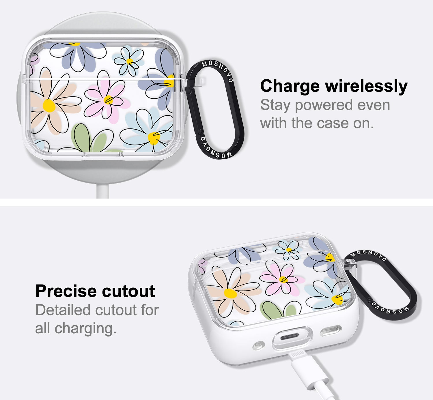 Linear Blooms AirPods Pro 2 Case (2nd Generation)