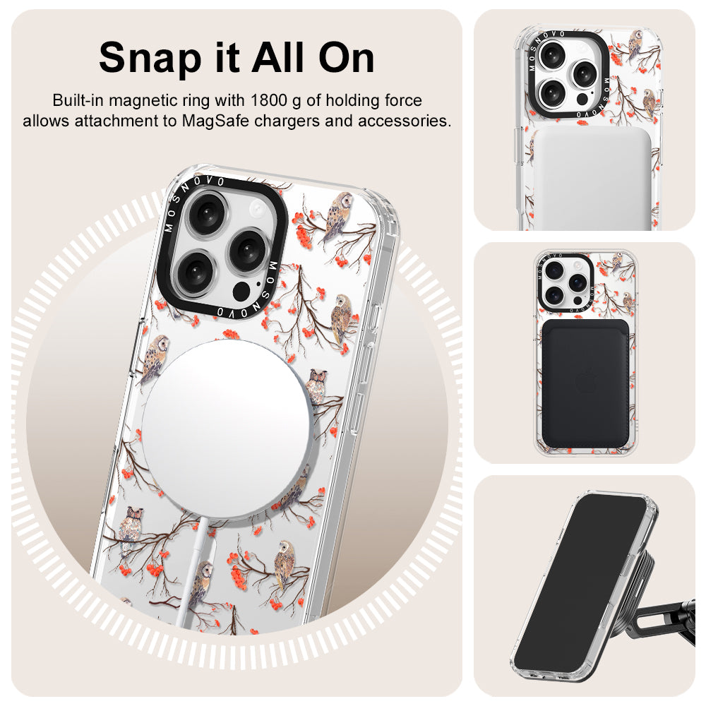 Owl Phone Case - iPhone 16 Pro Max Case - MOSNOVO