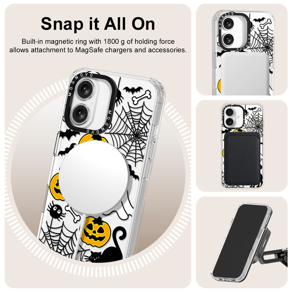 Halloween Pumpkin Phone Case - iPhone 16 Plus Case - MOSNOVO