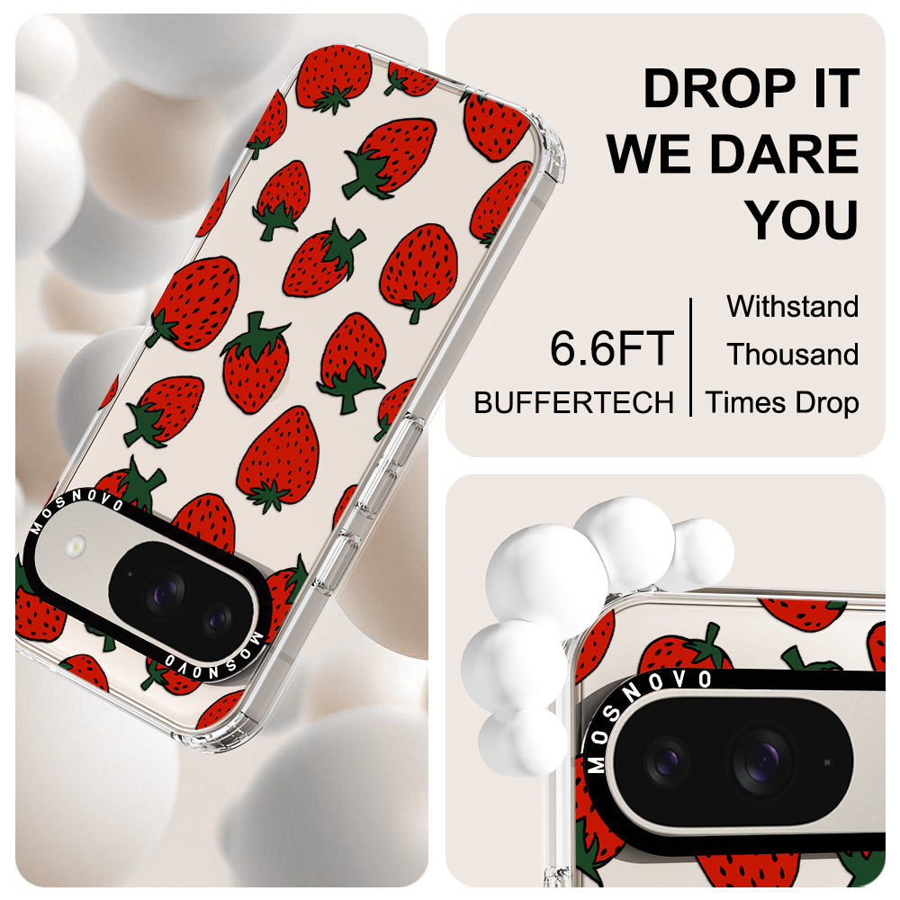 Red Strawberry Phone Case - Google Pixel 9 Case