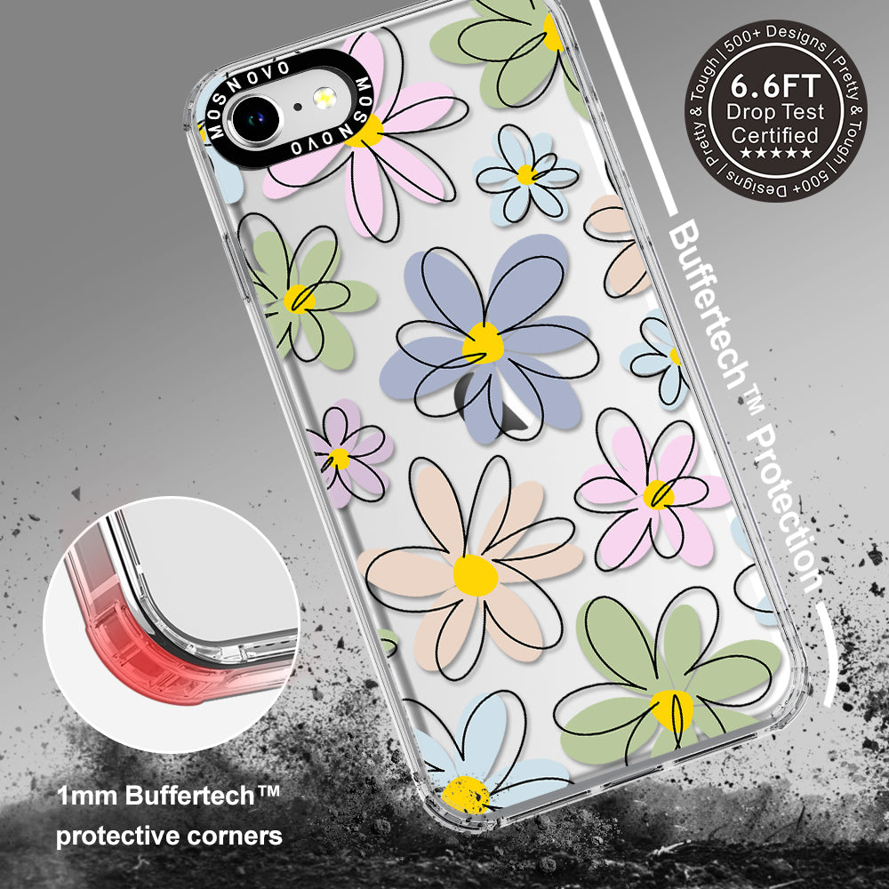 Linear Blooms Phone Case - iPhone SE 2022 Case