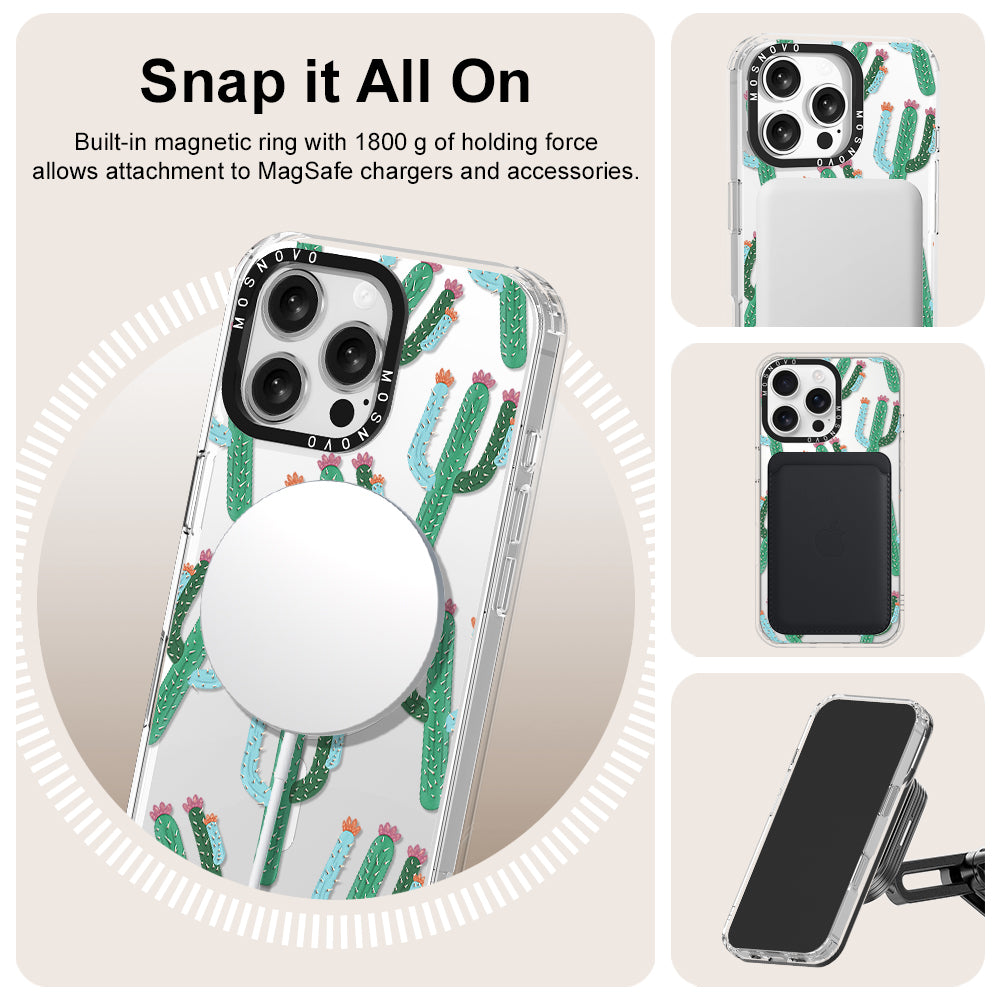 Cactus Phone Case - iPhone 16 Pro Max Case - MOSNOVO