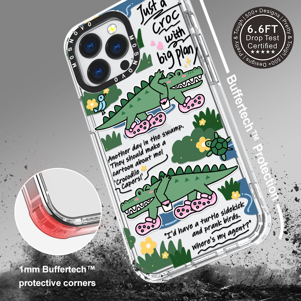 Croc with Big Plan Phone Case - iPhone 13 Pro Case