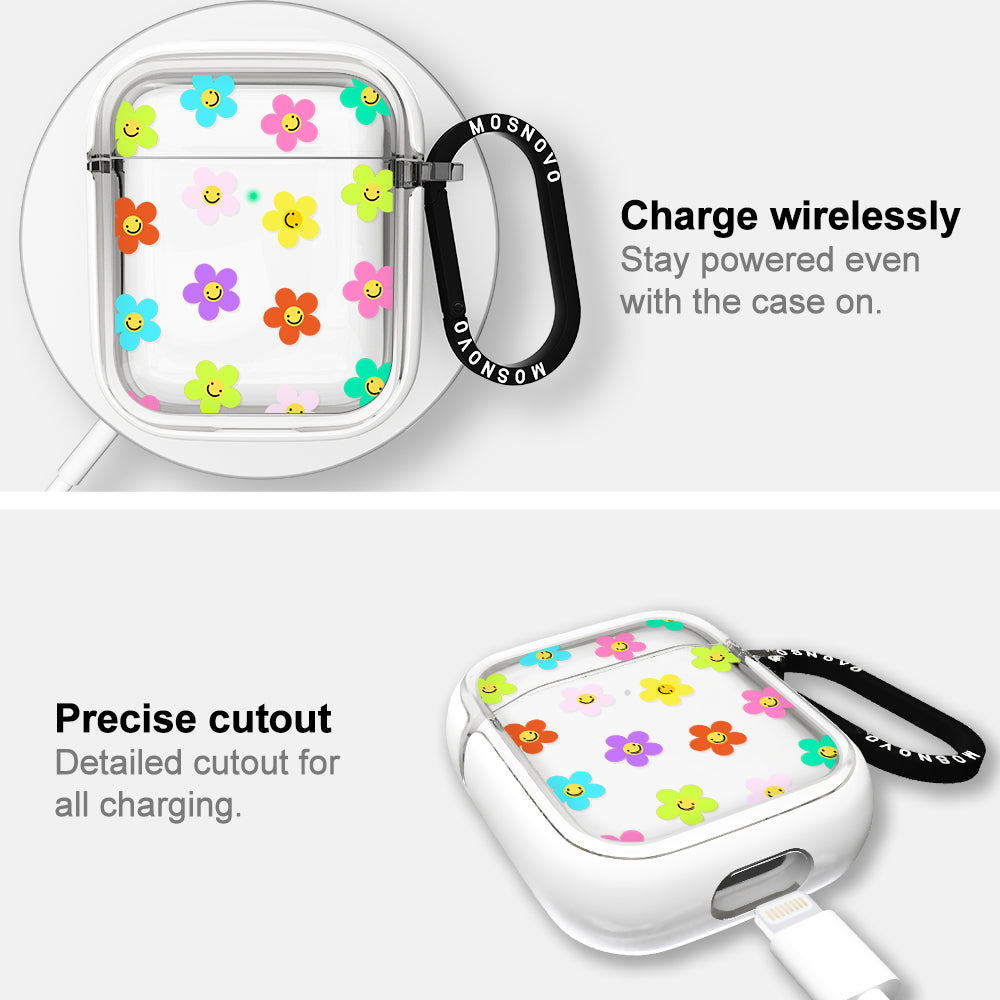 Smile Floral AirPods 1/2 Case