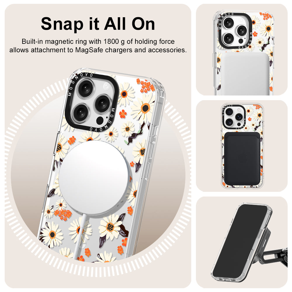 Spring Daisy Phone Case - iPhone 16 Pro Max Case - MOSNOVO