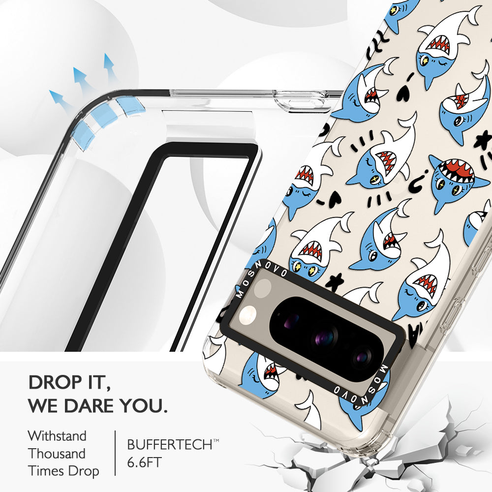 Cute Sharks Phone Case - Google Pixel 8 Pro Case