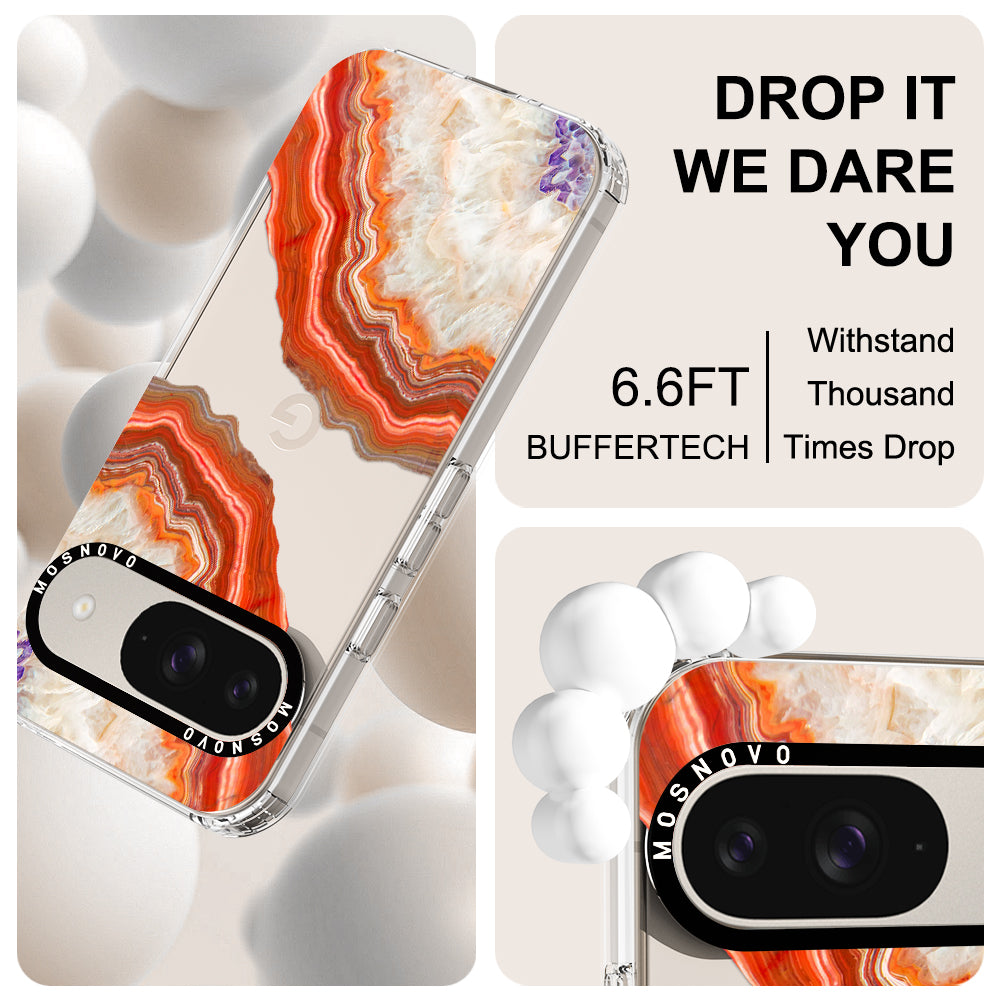 Red Agate Phone Case - Google Pixel 9 Case