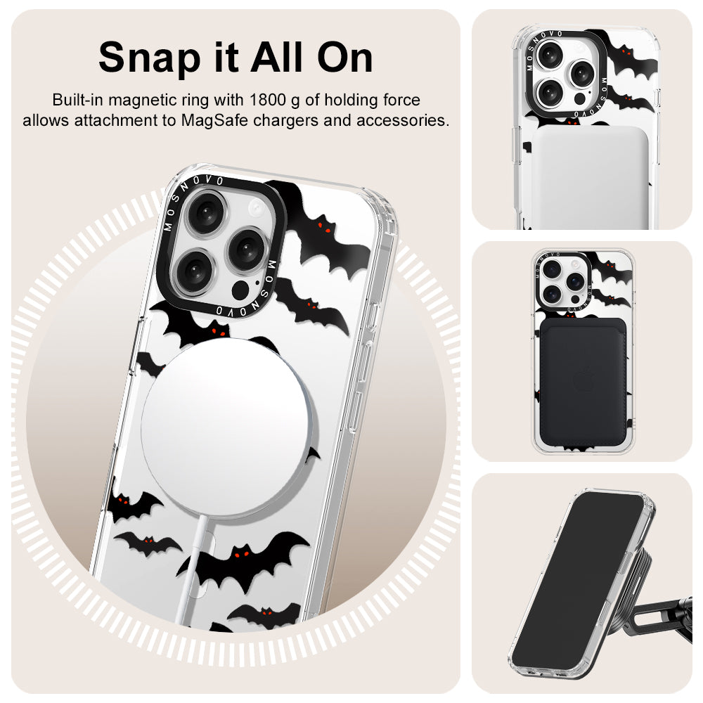 Evil Bat Phone Case - iPhone 16 Pro Max Case - MOSNOVO