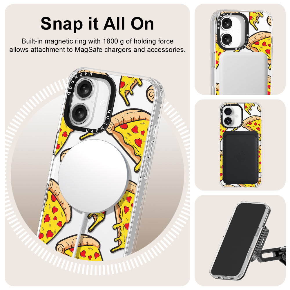 Pizza Phone Case - iPhone 16 Plus Case - MOSNOVO