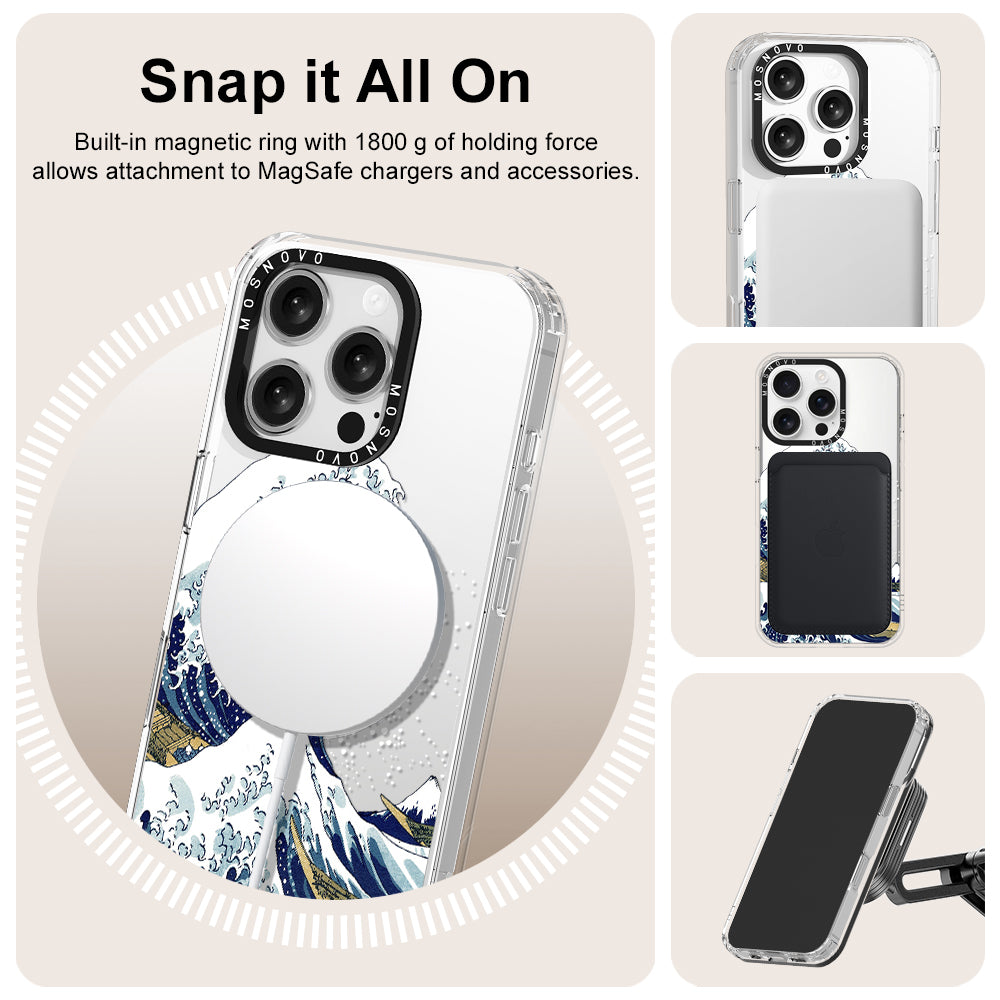 Great Wave Phone Case - iPhone 16 Pro Case - MOSNOVO