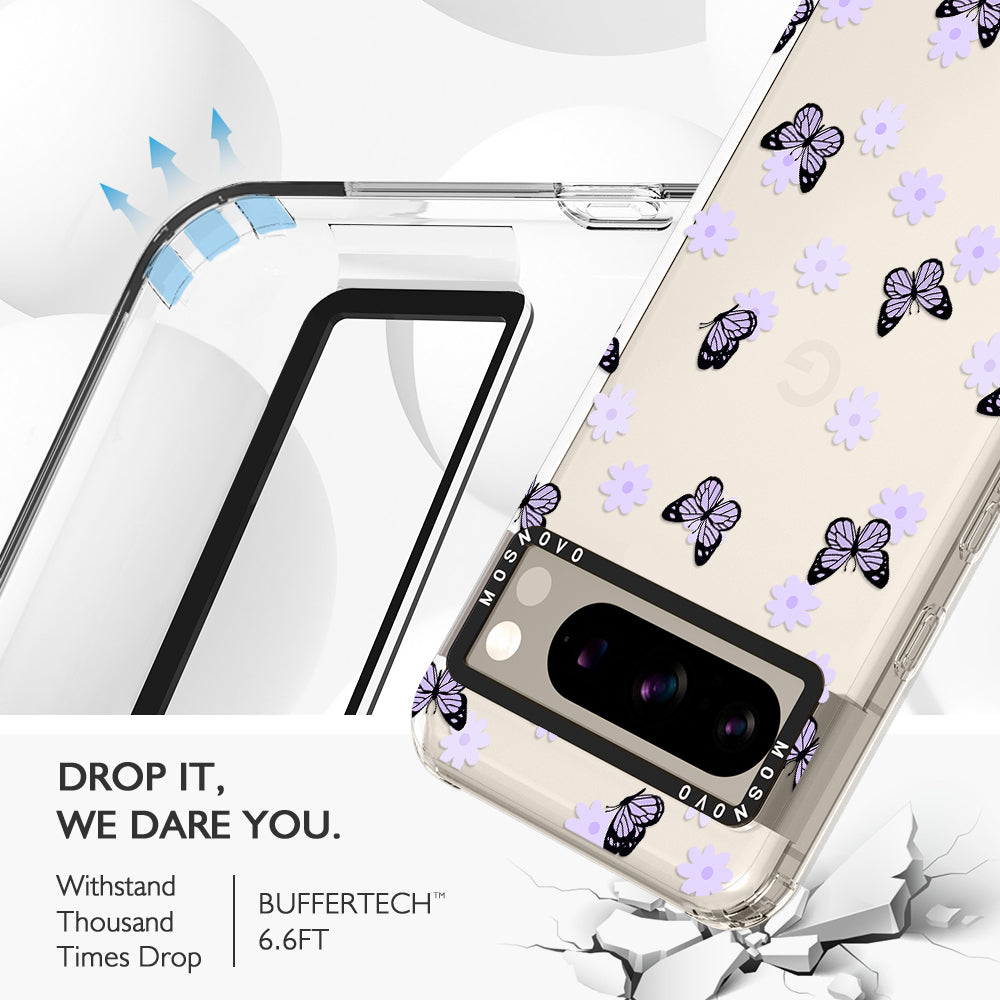 Lilac Butterfly Phone Case - Google Pixel 8 Pro Case