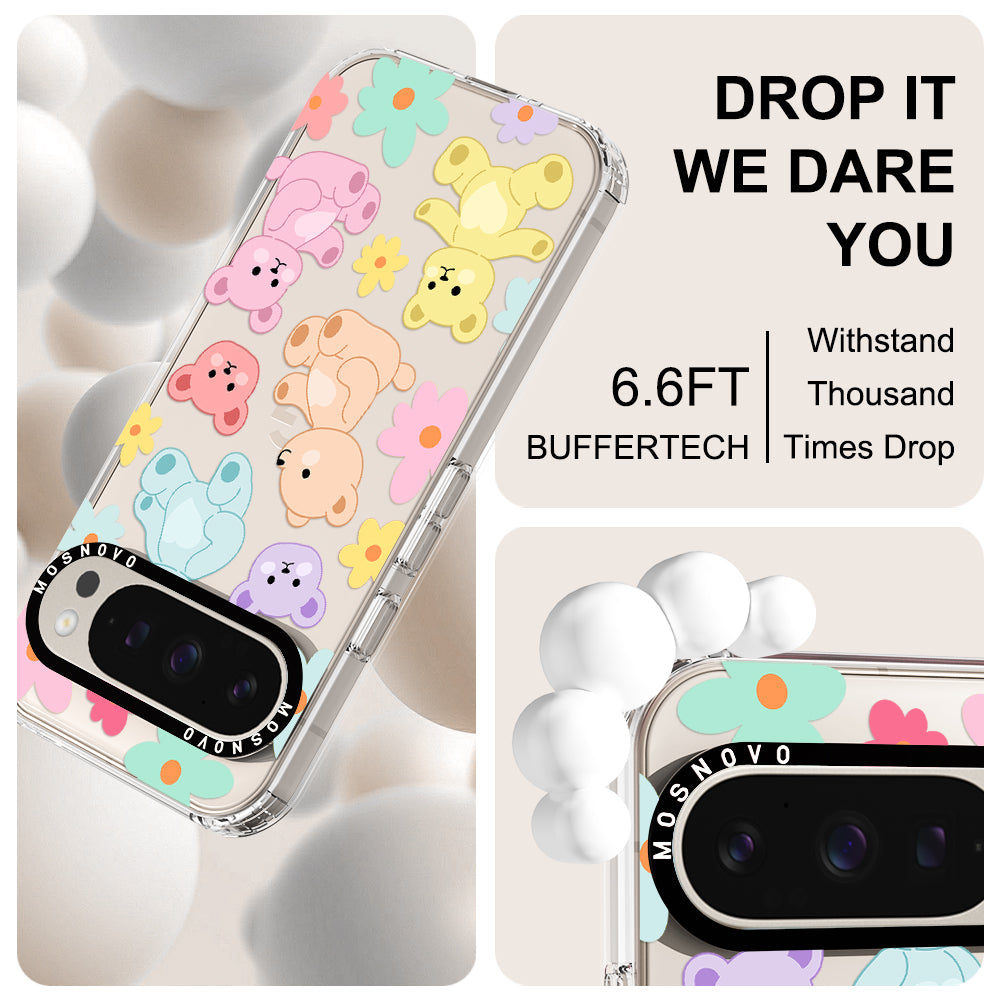 Cute Teddy Bear Phone Case - Google Pixel 9 Pro Case