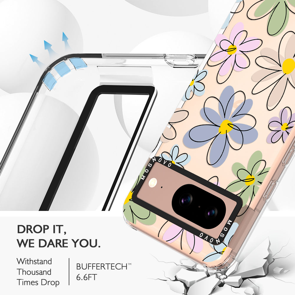 Linear Blooms Phone Case - Google Pixel 8 Case