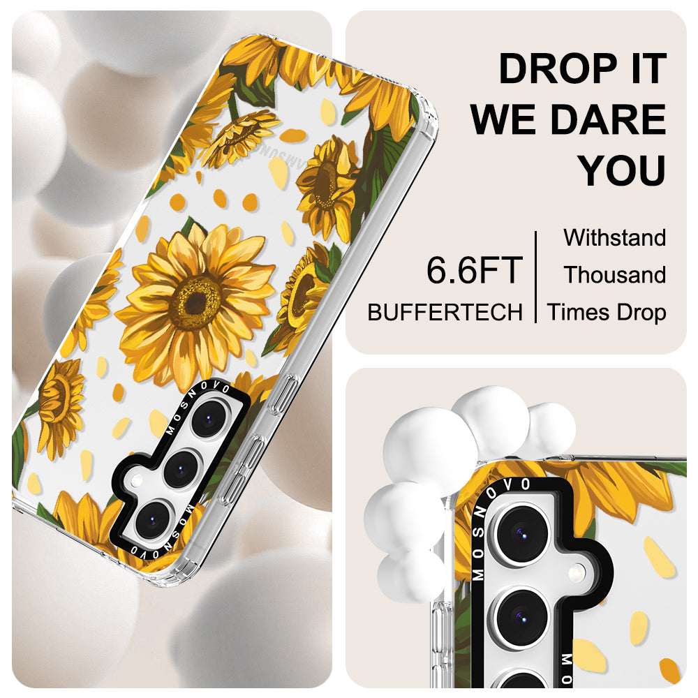 Sunflower Garden Phone Case - Samsung Galaxy S24 FE Case - MOSNOVO