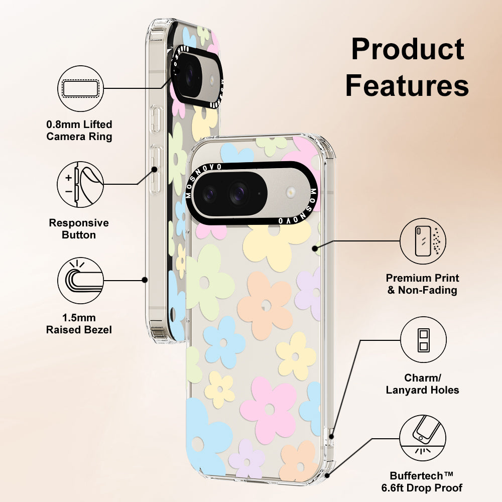 Pastel Flower Phone Case - Google Pixel 9 Case