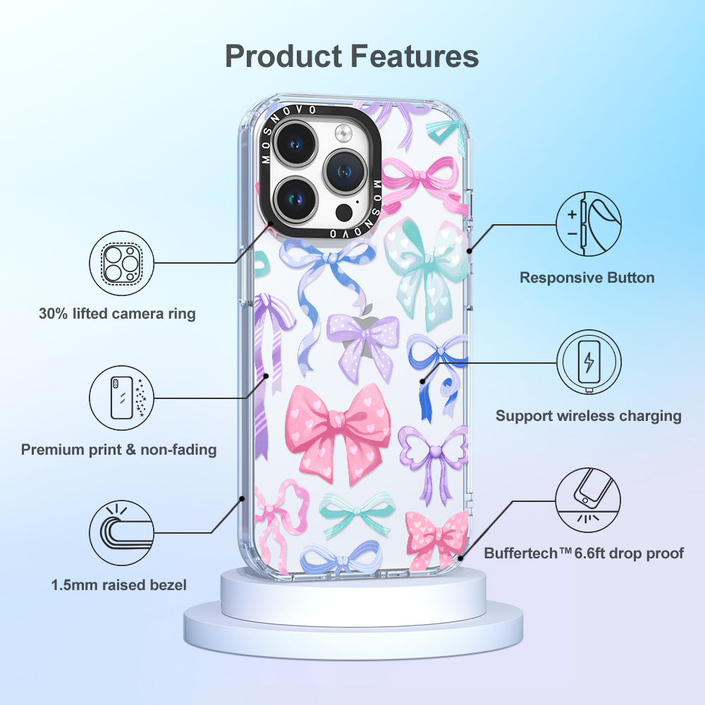 Bows Phone Case - iPhone 14 Pro Max Case