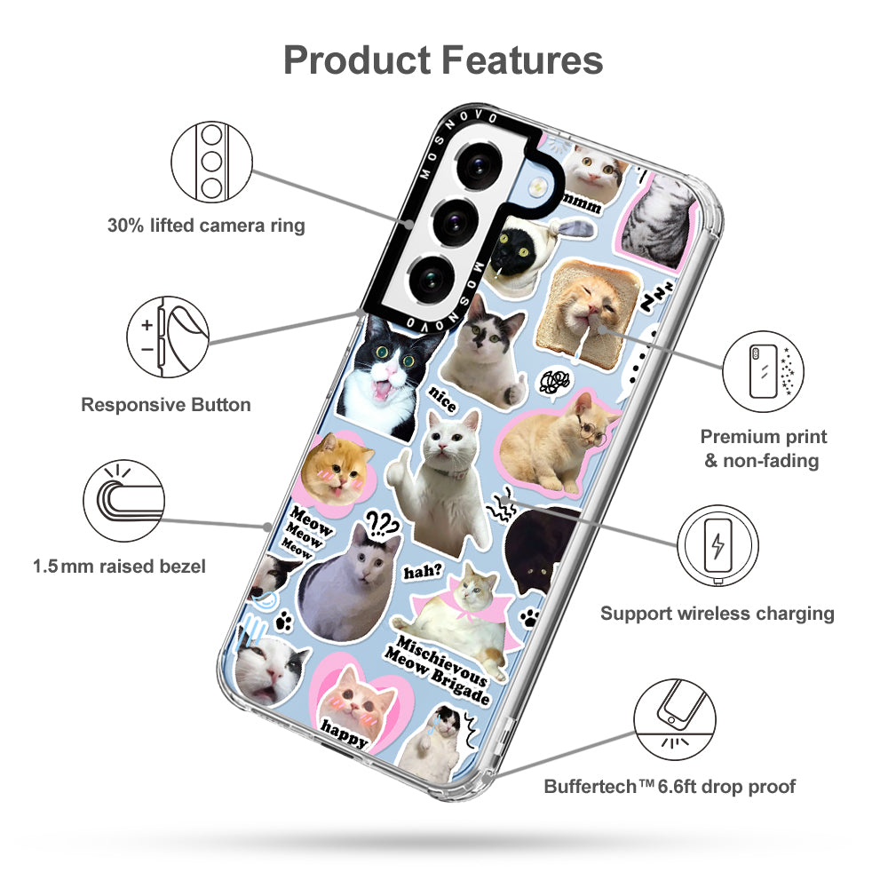 The Cat Brigade Phone Case - Samsung Galaxy S22 Plus Case