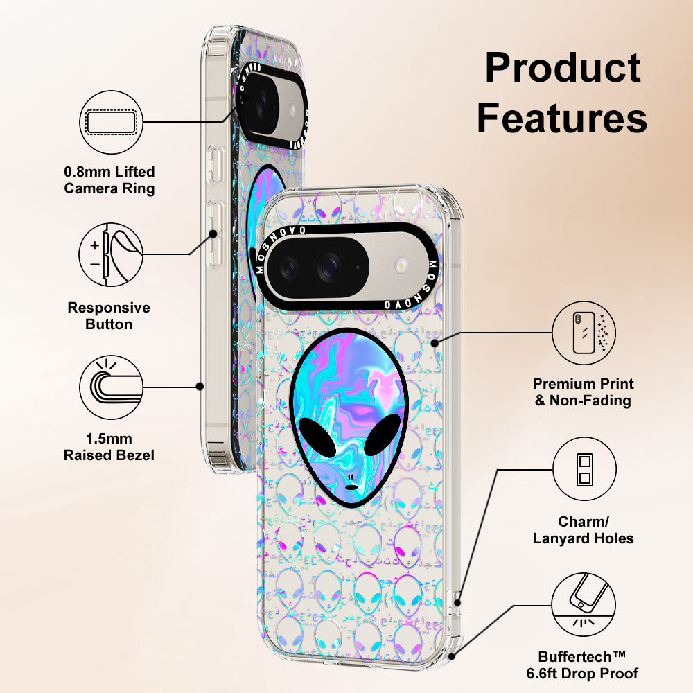 Space Alien Phone Case - Google Pixel 9 Case