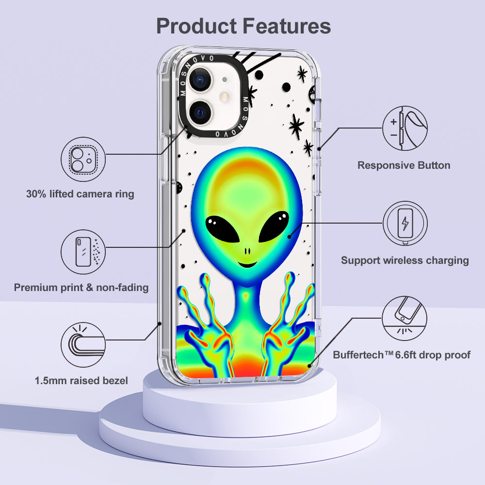 Alien Piece Phone Case - iPhone 12 Mini Case