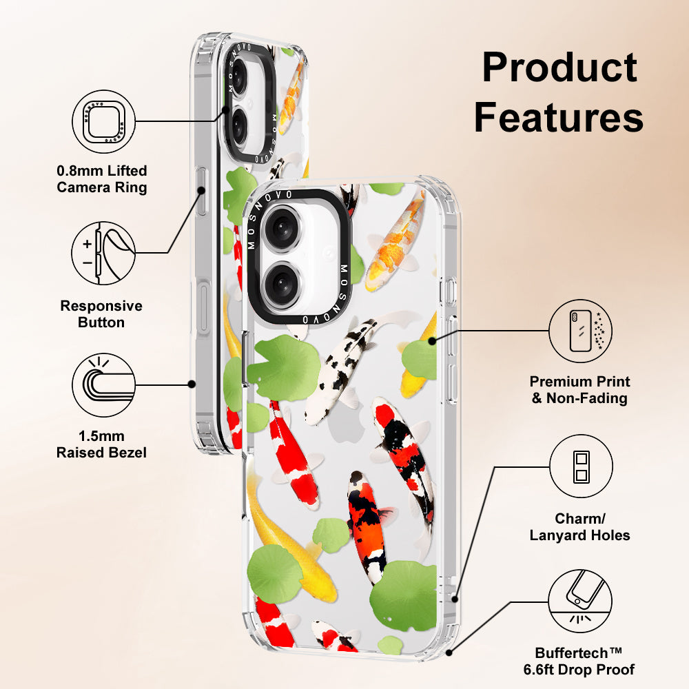 Koi Phone Case - iPhone 16 Plus Case - MOSNOVO