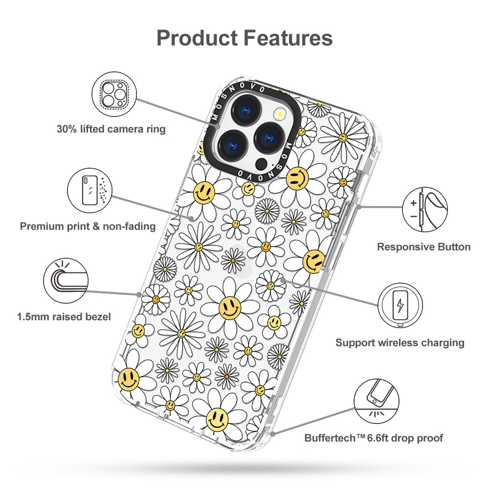 Happy Daisy Blooms Phone Case - iPhone 13 Pro Case