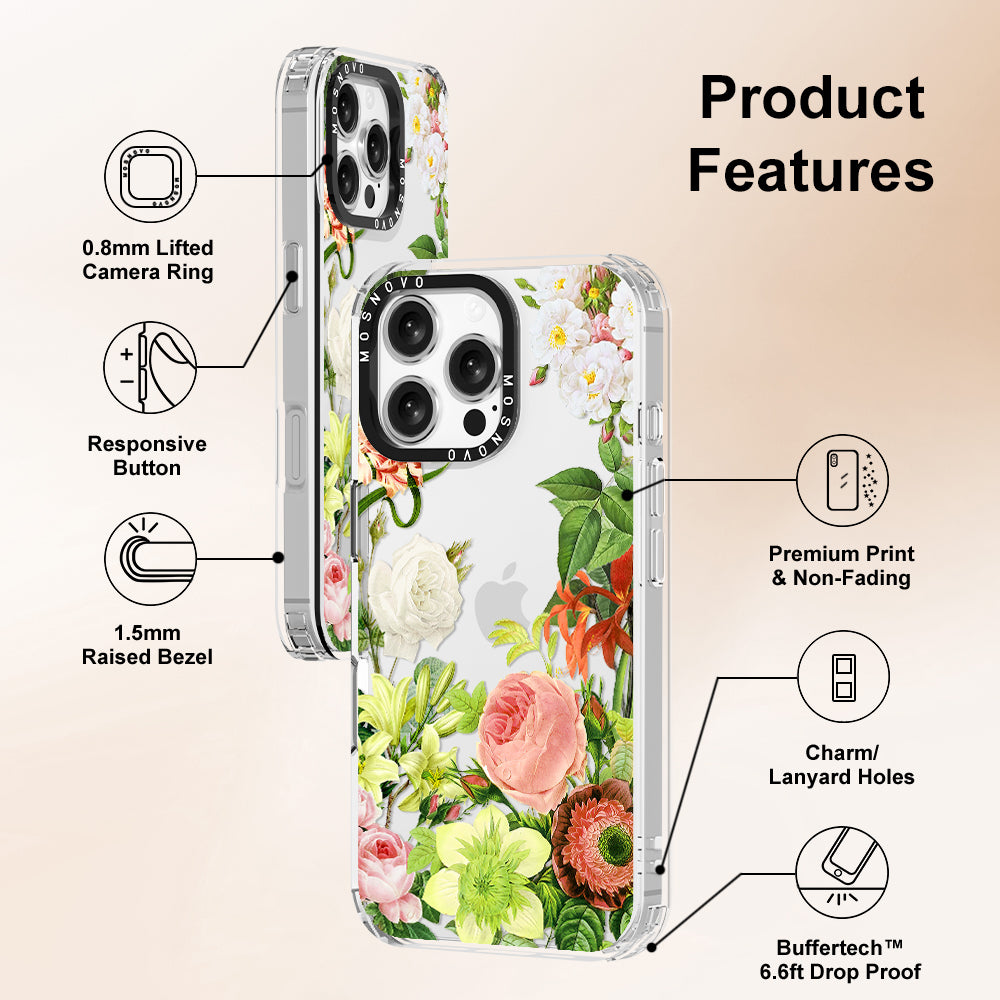 Botanical Garden Phone Case - iPhone 16 Pro Max Case - MOSNOVO