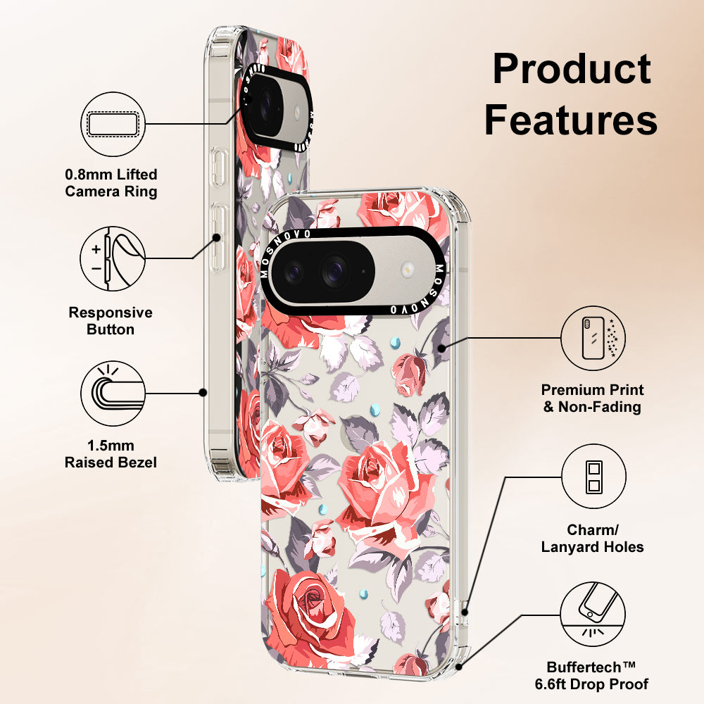 Retro Floral Phone Case - Google Pixel 9 Case