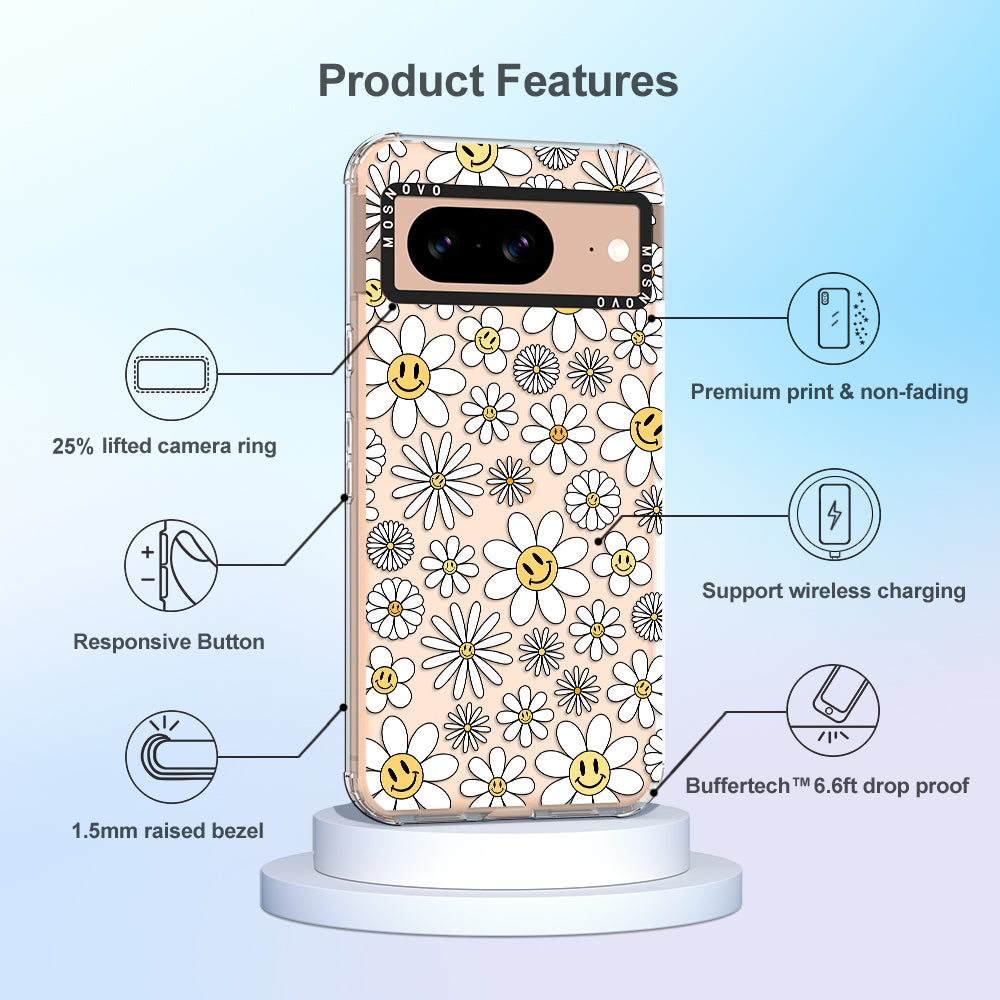 Happy Daisy Blooms Phone Case - Google Pixel 8 Case