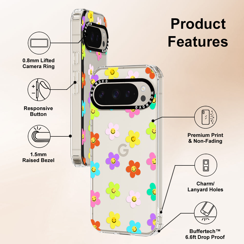 Smile Floral Phone Case - Google Pixel 9 Pro Case