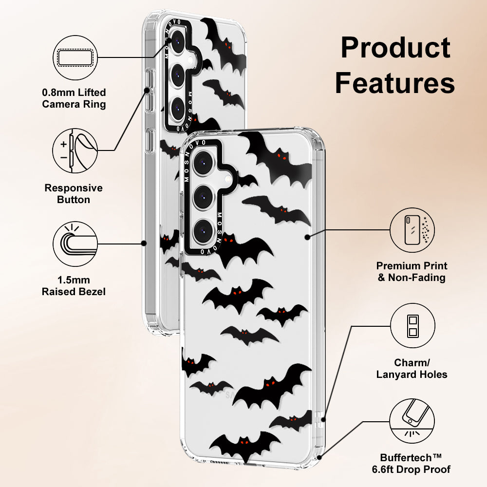 Evil Bat Phone Case - Samsung Galaxy S24 FE Case - MOSNOVO