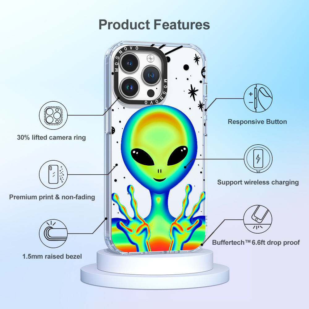 Alien Piece Phone Case - iPhone 14 Pro Max Case