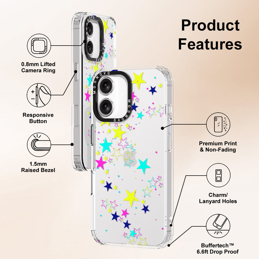 Twinkle Star Phone Case - iPhone 16 Plus Case - MOSNOVO