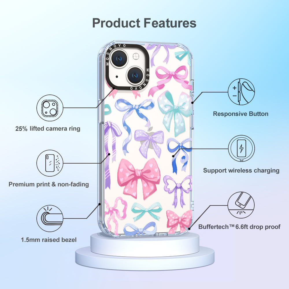 Bows Phone Case - iPhone 14 Plus Case