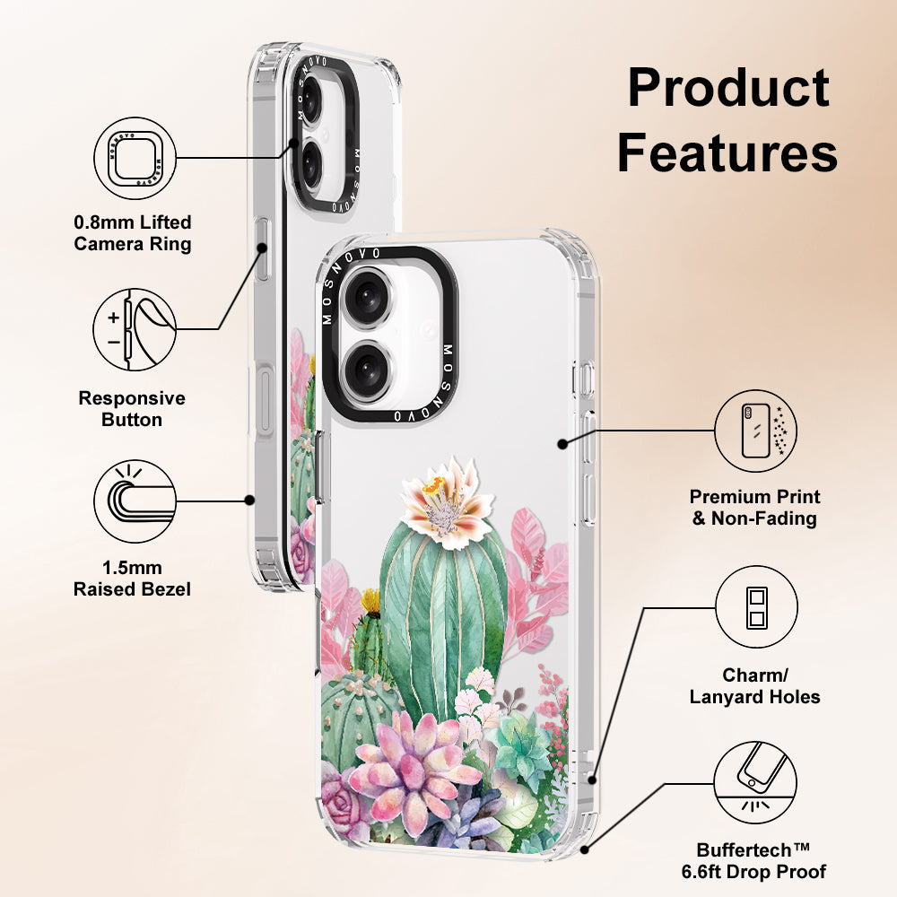 Cactaceae Phone Case - iPhone 16 Case - MOSNOVO