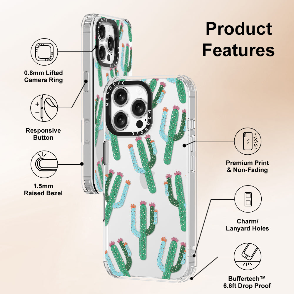 Cactus Phone Case - iPhone 16 Pro Max Case - MOSNOVO