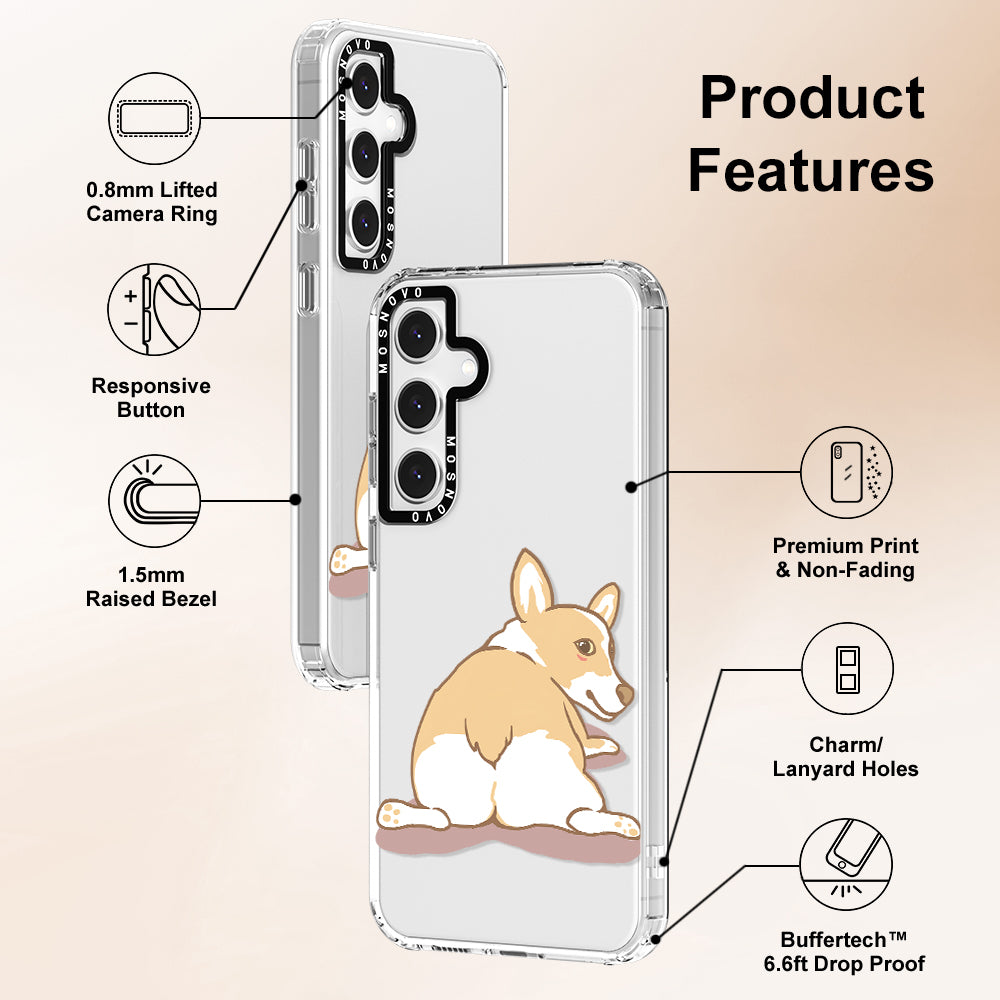 Corgi Dog Phone Case - Samsung Galaxy S24 FE Case - MOSNOVO