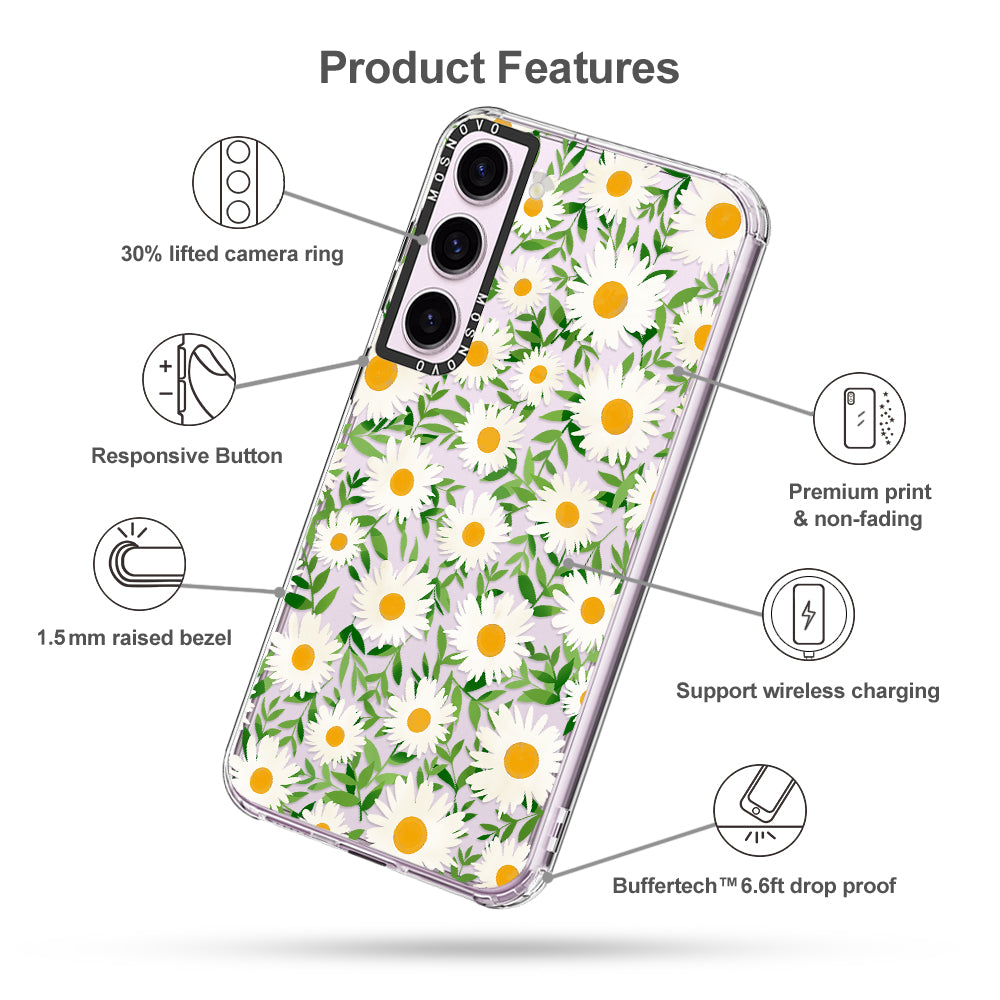 Daisies Phone Case - Samsung Galaxy S23 Plus Case