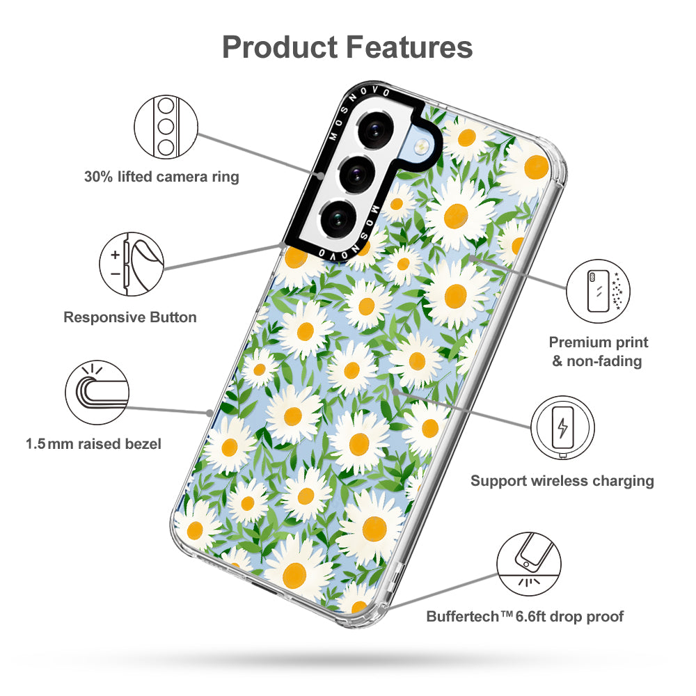 Daisies Phone Case - Samsung Galaxy S22 Case