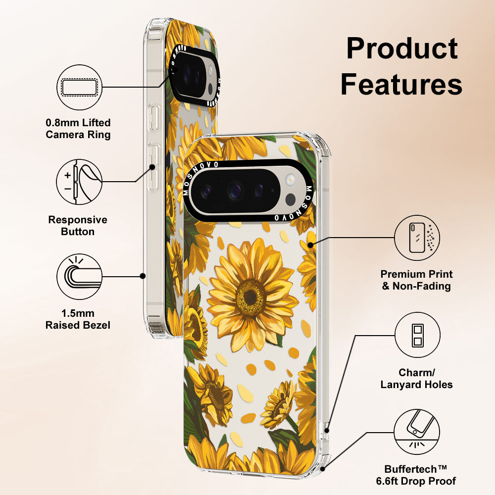 Sunflower Garden Phone Case - Google Pixel 9 Pro Case