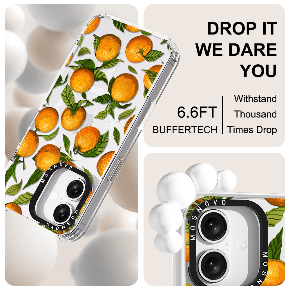 Tangerine Phone Case - iPhone 16 Plus Case - MOSNOVO