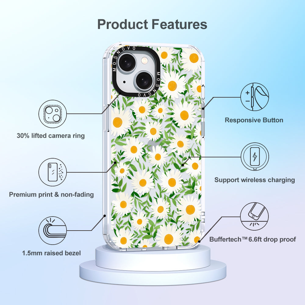 Daisies Phone Case - iPhone 15 Plus Case