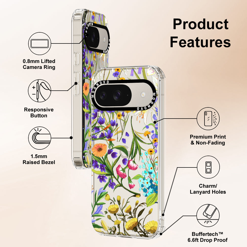 Floral Garden Phone Case - Google Pixel 9 Case