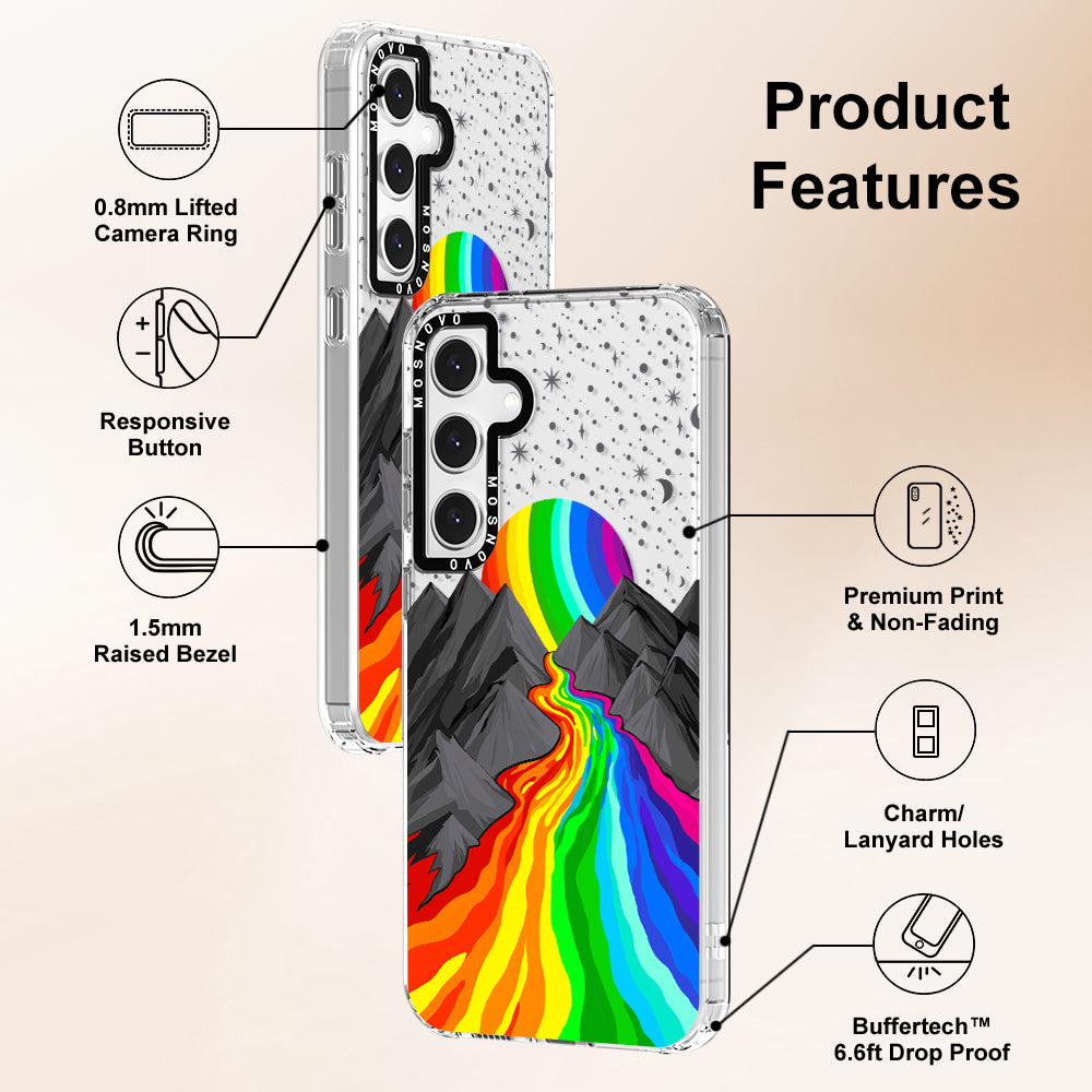 Rainbow Landscape Phone Case - Samsung Galaxy S24 FE Case - MOSNOVO