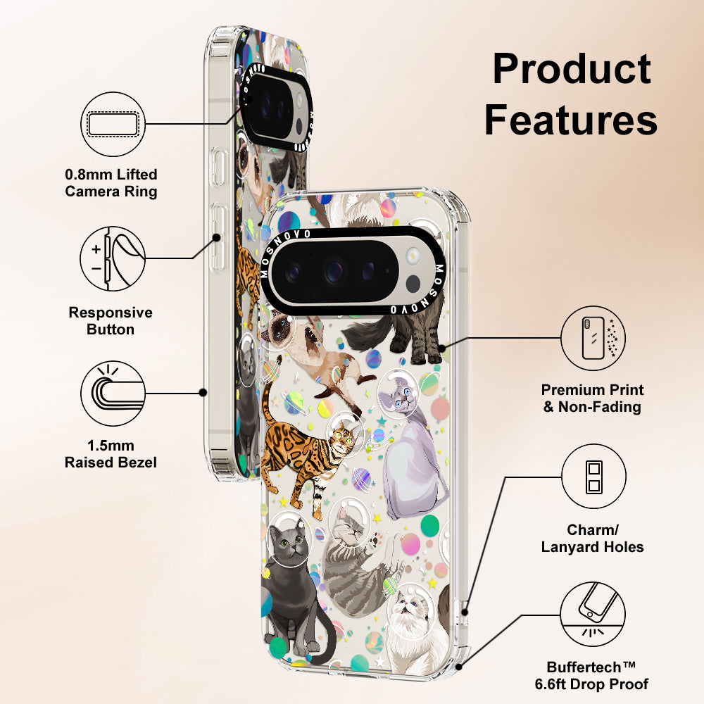 Space Cat Phone Case - Google Pixel 9 Pro Case