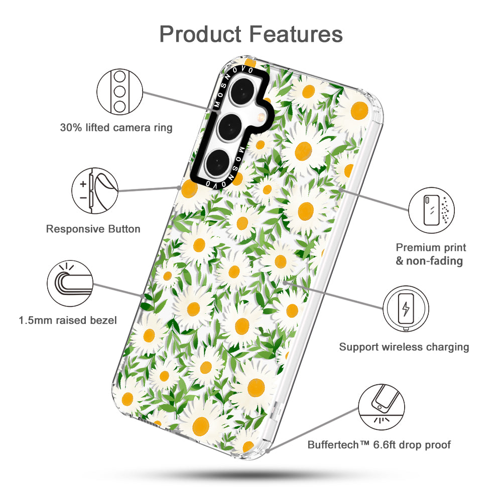 Daisies Phone Case - Samsung Galaxy S23 FE Case